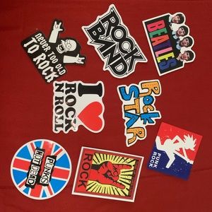 Rock n’ Roll themed stickers!